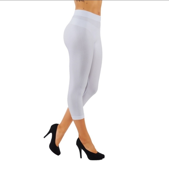 Pants - Casual Light weight Leggings White